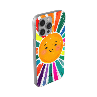 Vibrant Solar Smile · Soft Phone Case for iPhone