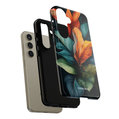 Tropical Leafburst Samsung S24 Case - Tough