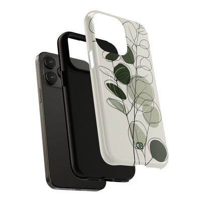 Eucalyptus Foliage Study · Tough 2.0 Magnetic Phone Case for iPhone · Green