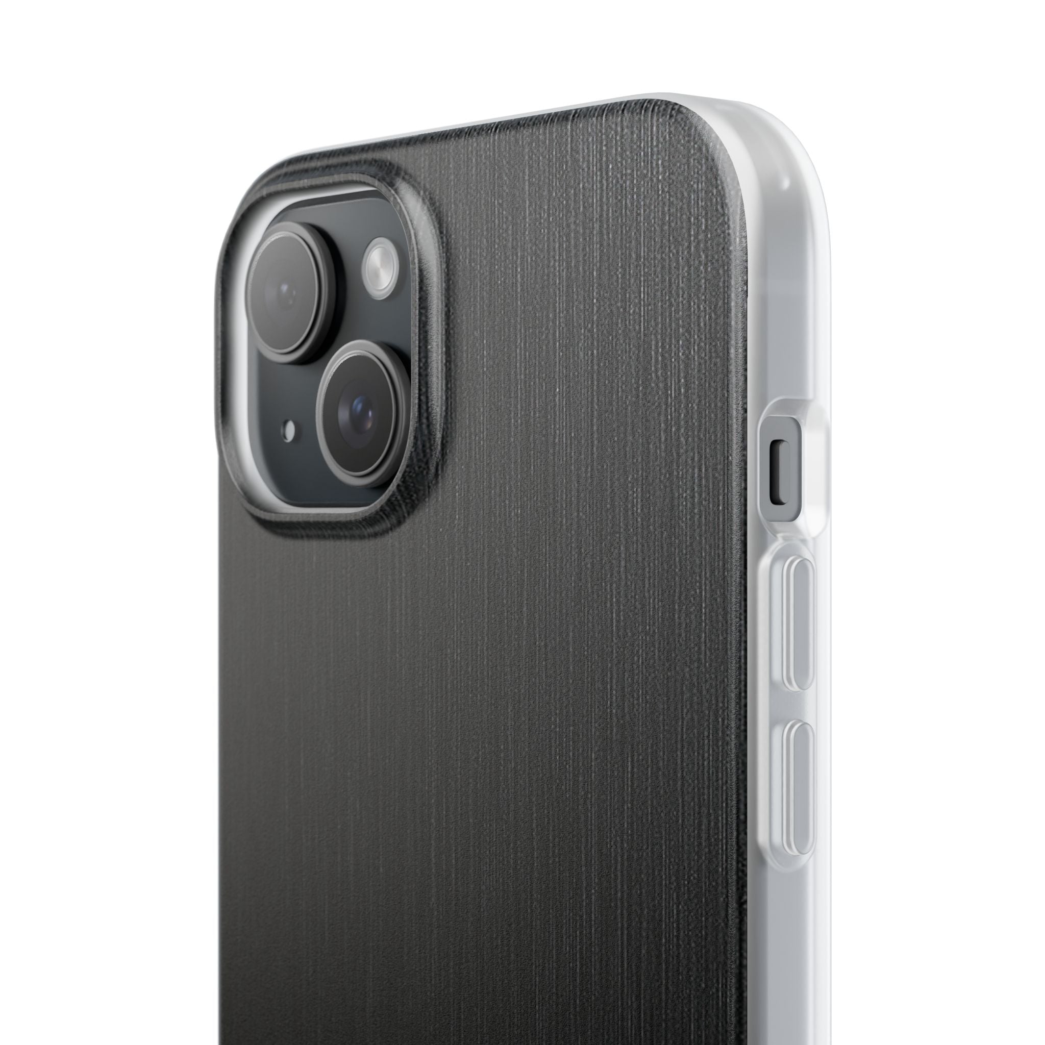 Black Lite Phone Case for iPhone - Brushed Obsidian Slate