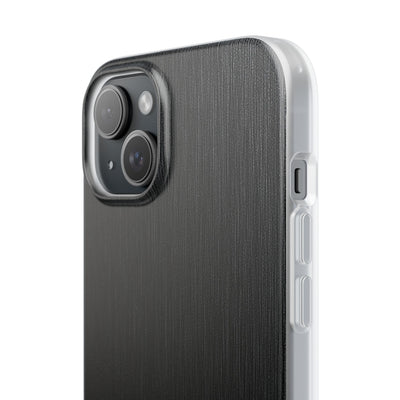 Black Lite Phone Case for iPhone - Brushed Obsidian Slate