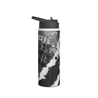 Underground Punk Collage · Insulated Water Bottle · Black