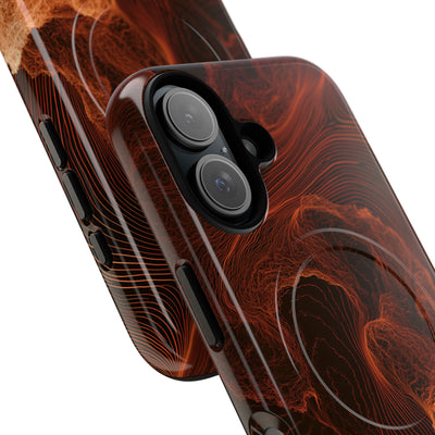 Amber Filament · Tough 2.0 Magnetic Phone Case for iPhone · Orange