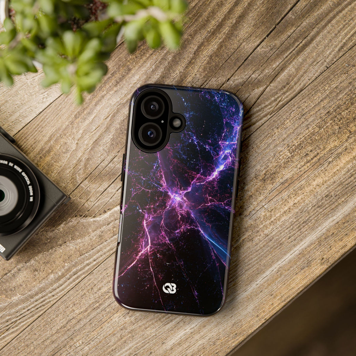 Neural Singularity · Tough Phone Case for iPhone · Black