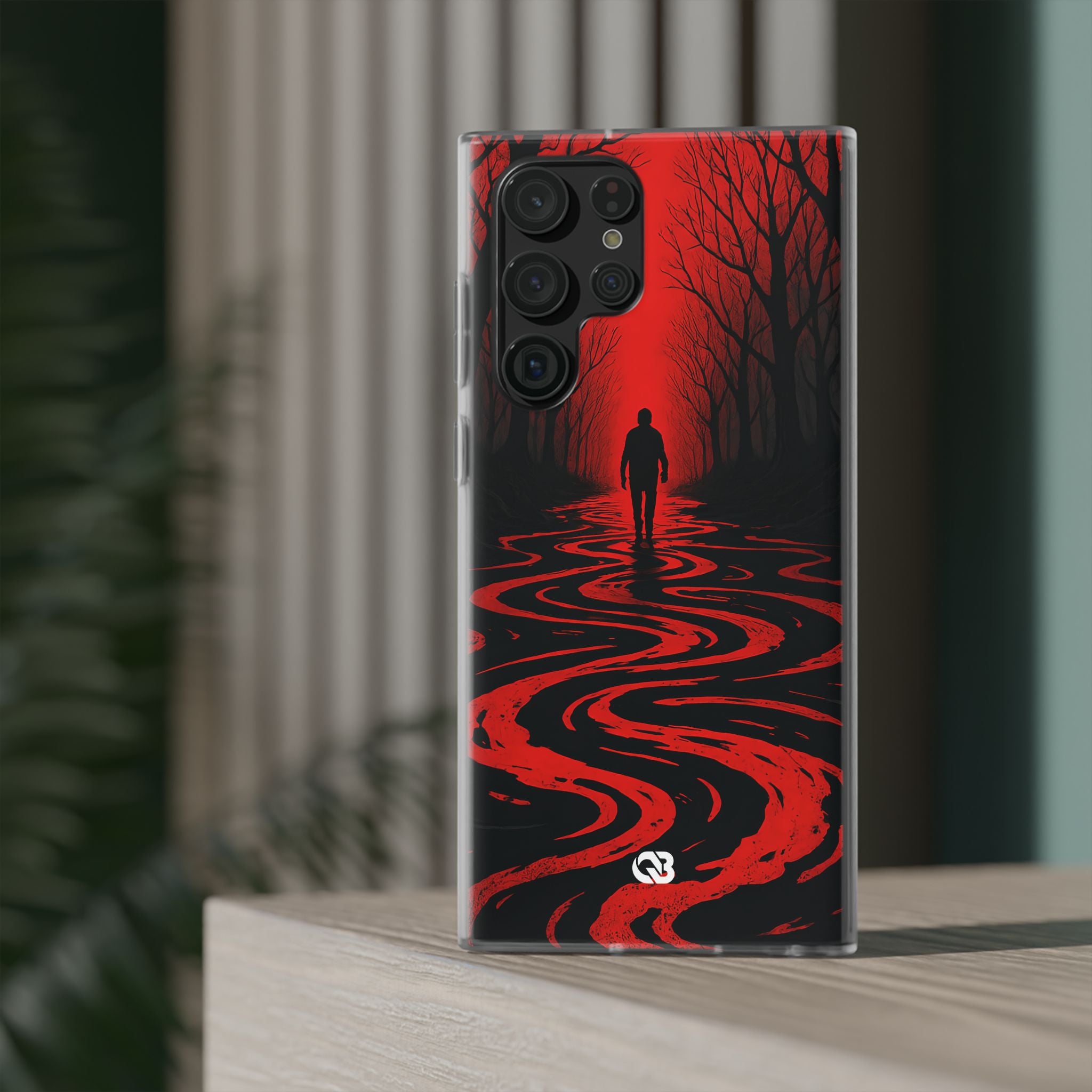 Crimson Shadow Path · Soft Handyhülle für Samsung