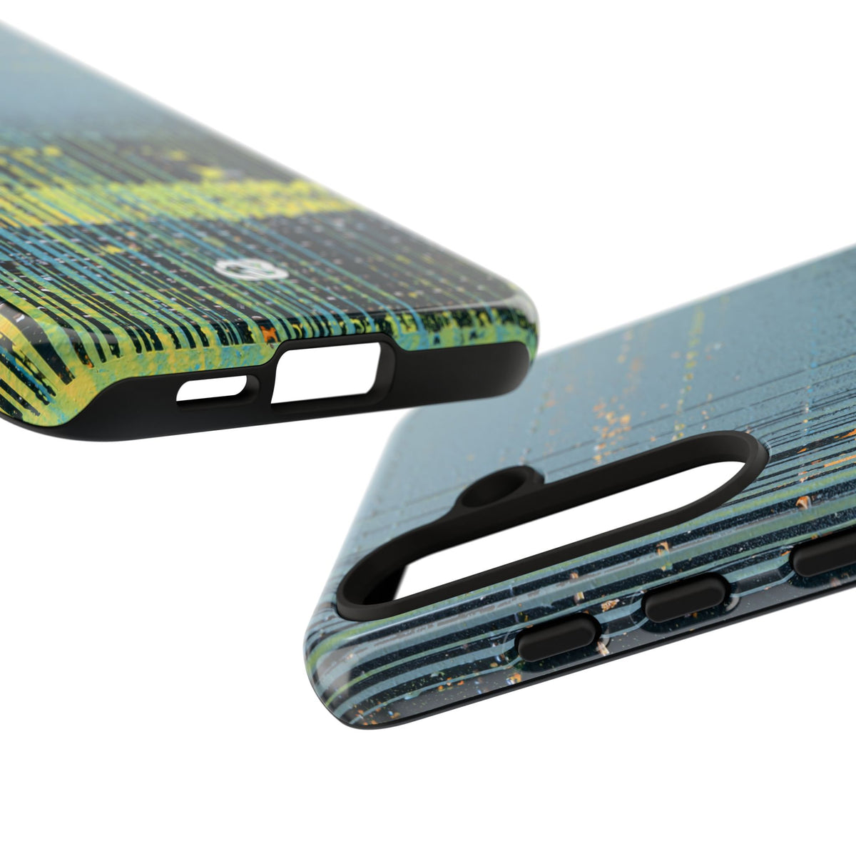 Acid Raster Circuit · Tough Phone Case for Samsung · Teal