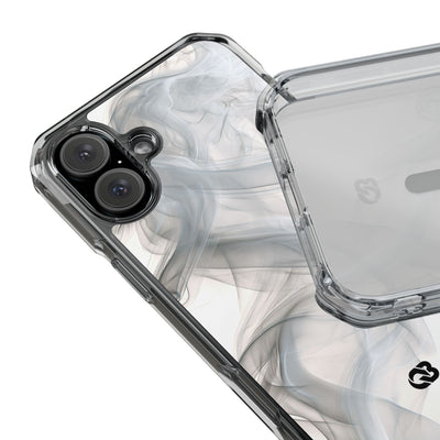 Vapor Noir · Clear Impact Magnetic Phone Case for iPhone ·  White