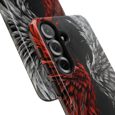Split Crimson Wing · Tough Handyhülle für Samsung