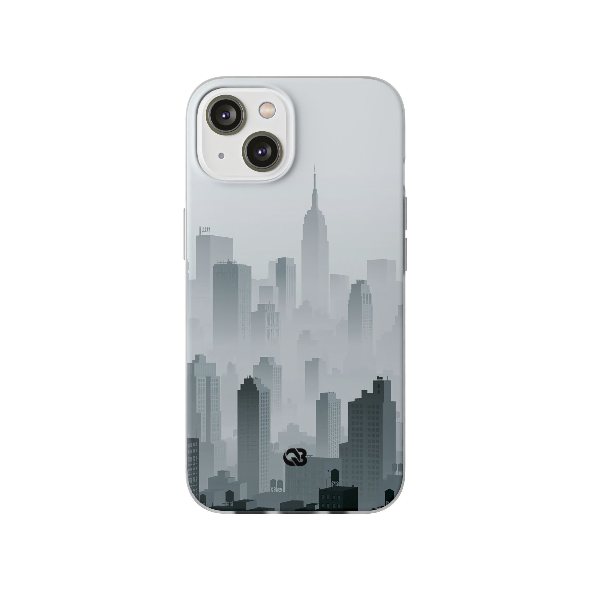 Grey Lite Phone Case for iPhone - Steel Mist Skyline