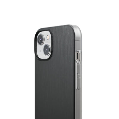 Black Lite Phone Case for iPhone - Brushed Obsidian Slate