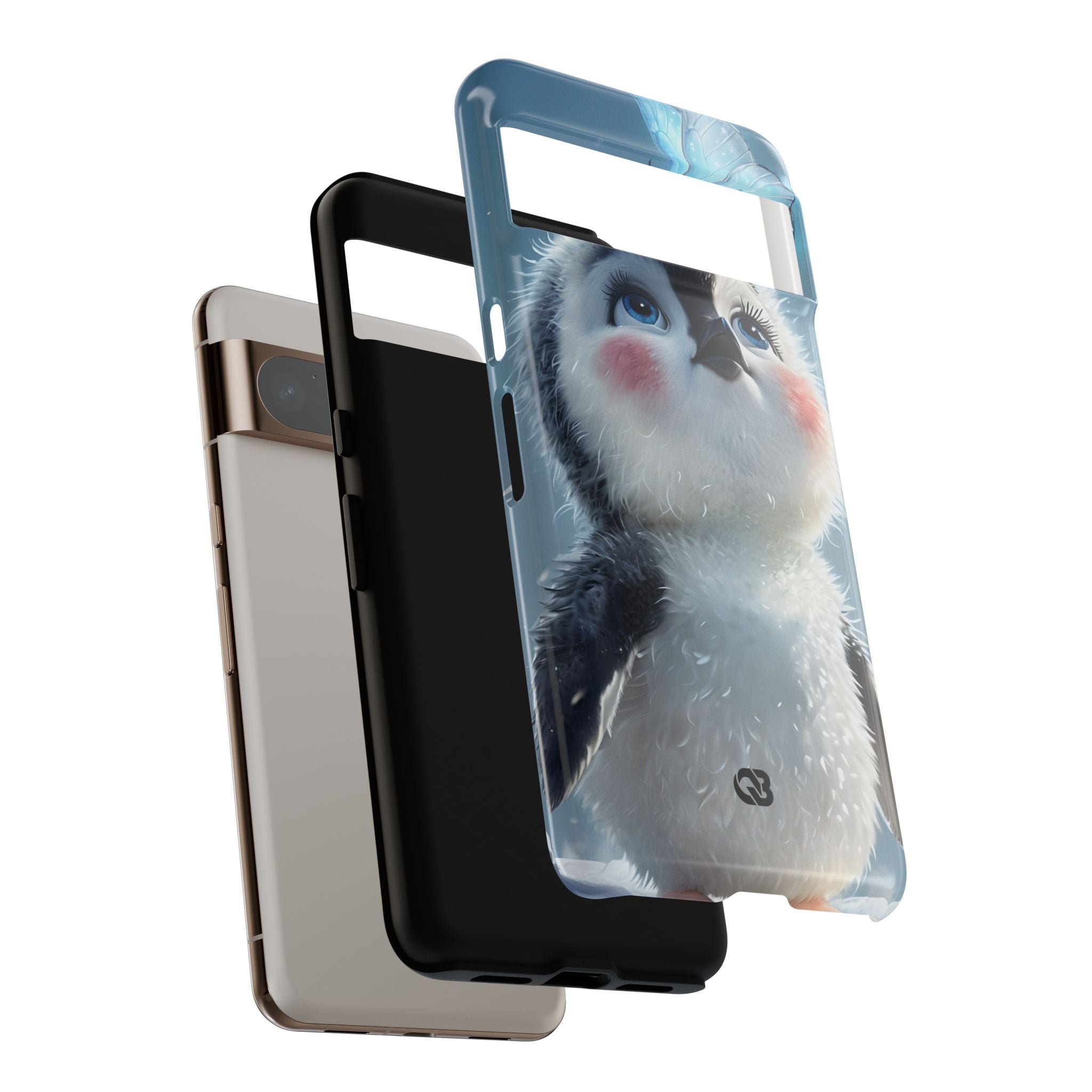 Frosty Penguin Glow · Tough Phone Case for Google Pixel