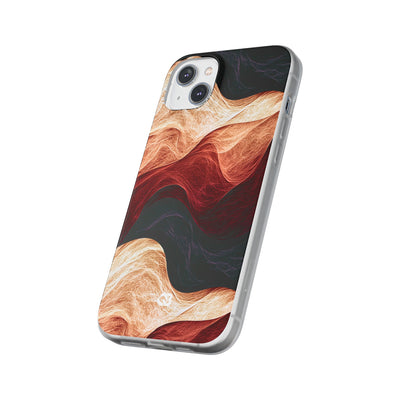 Ember Wave Dispersion · Lite Phone Case for iPhone ·  Red