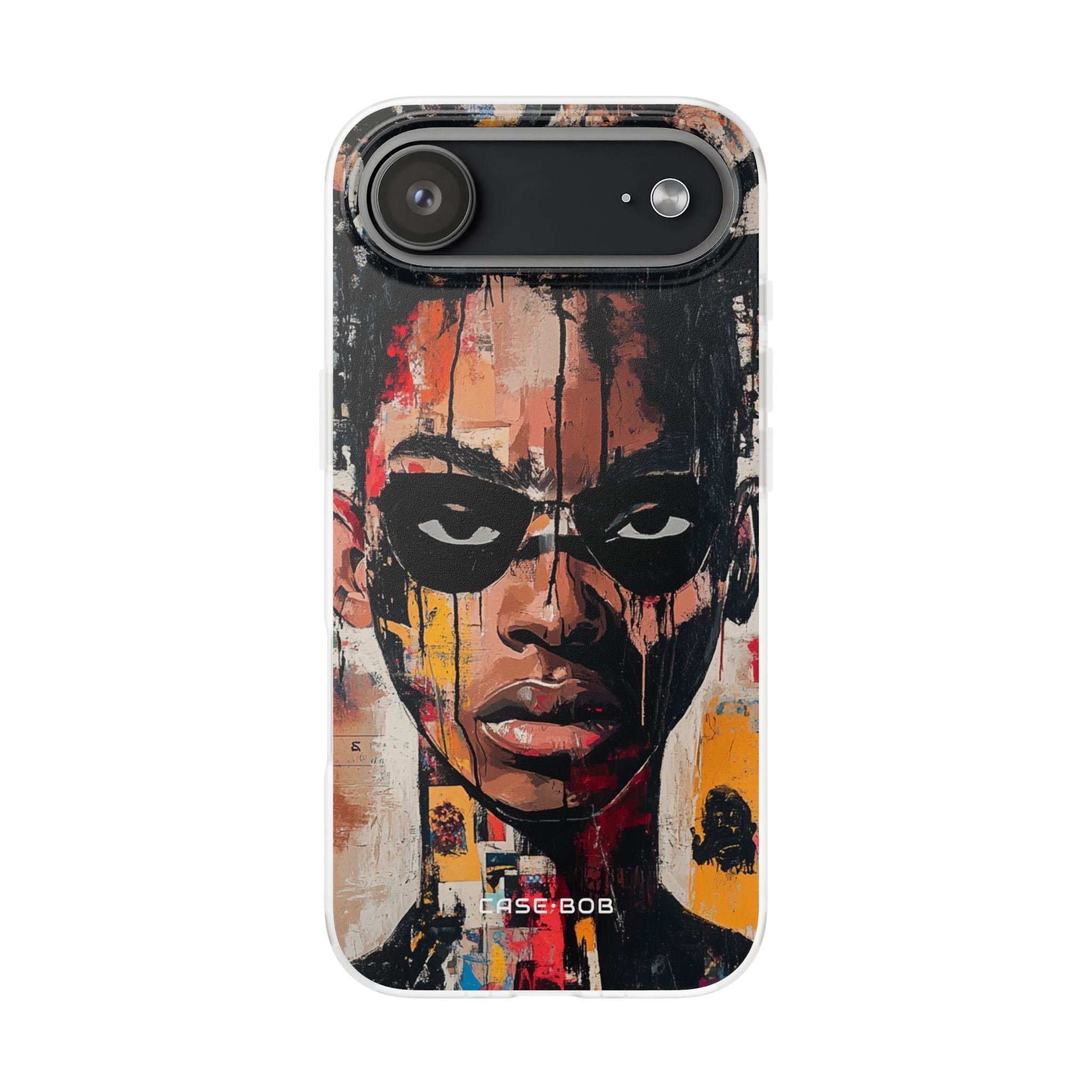 Masked Portrait Drips iPhone 17 Air Case - Soft - CASE•BOB