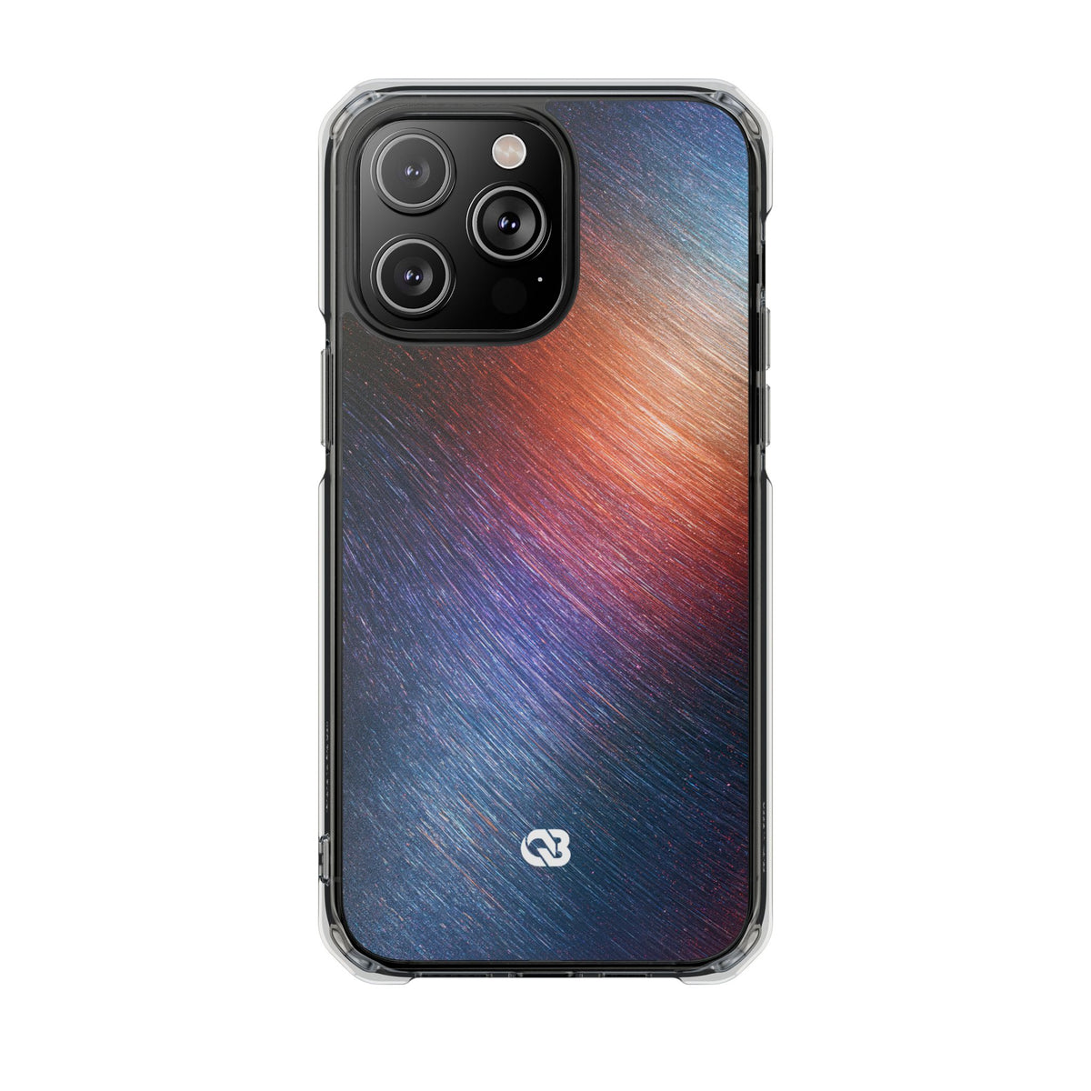 Radiant Energy Stream · Clear Impact Magnetic Phone Case for iPhone · Blue