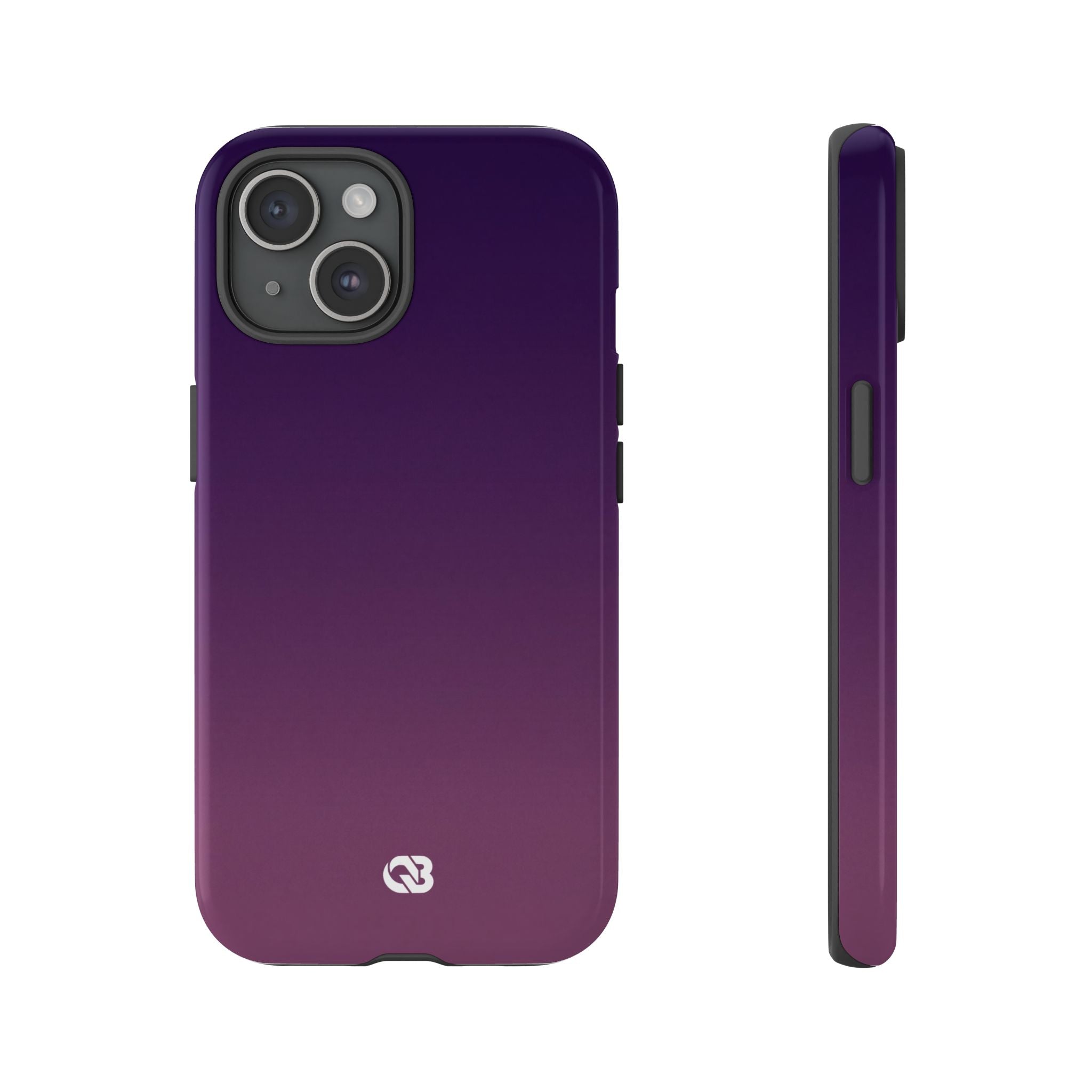 Purple Tough Phone Case for iPhone - Nocturnal Plum Fade