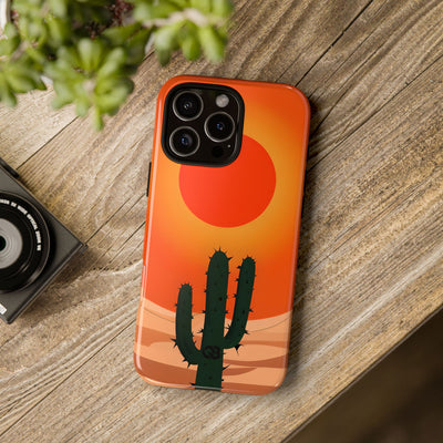 Scorched Saguaro Sunset · Tough Phone Case for iPhone