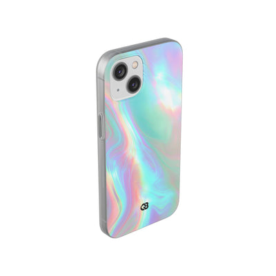 Prismatic Liquid Light · Lite Phone Case for iPhone ·  Teal