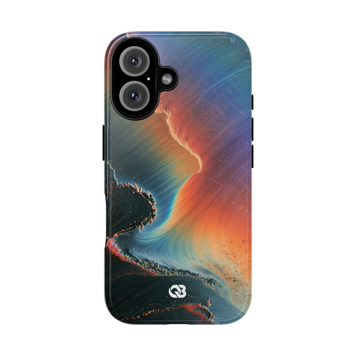 Prismatic Aura Shift · Tough Phone Case for iPhone · Blue