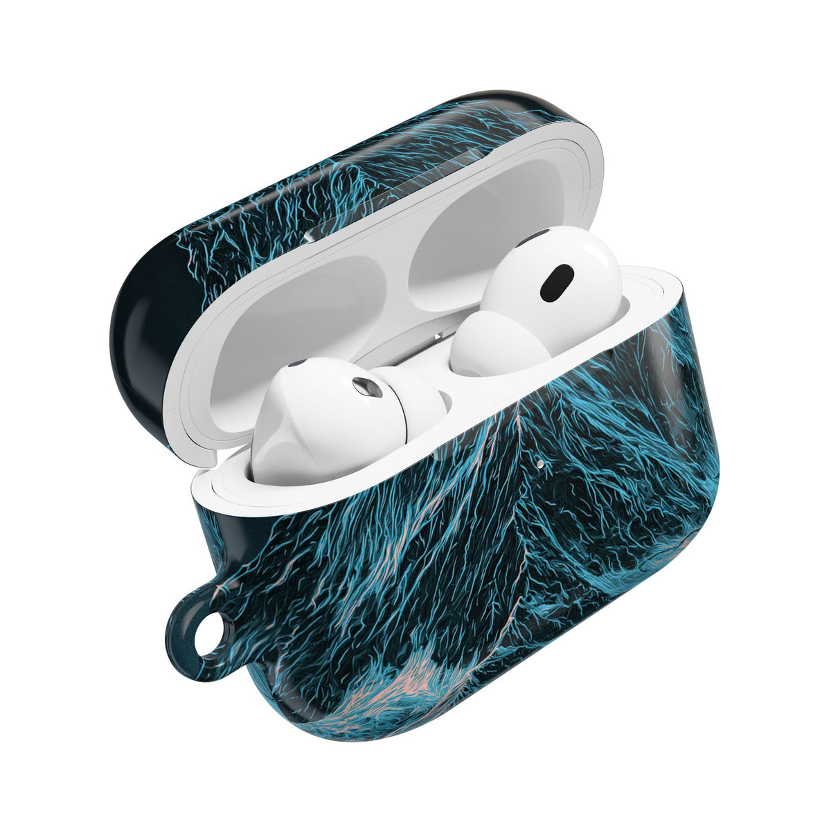 Glacial Alpine Peak · Hard Case for AirPods & AirPods Pro · Blue