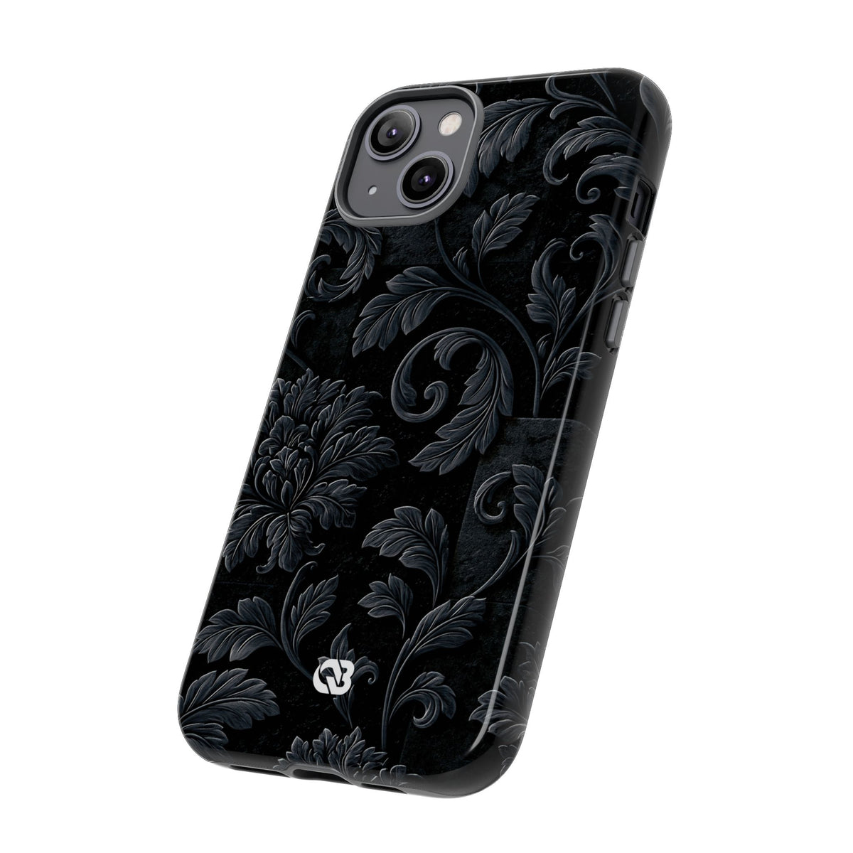 Obsidian Damask · Tough Phone Case for iPhone · Black