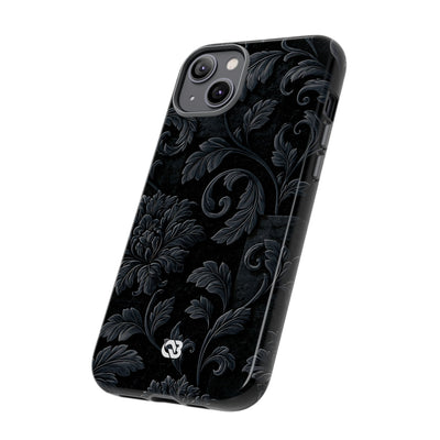 Obsidian Damask · Tough Phone Case for iPhone · Black