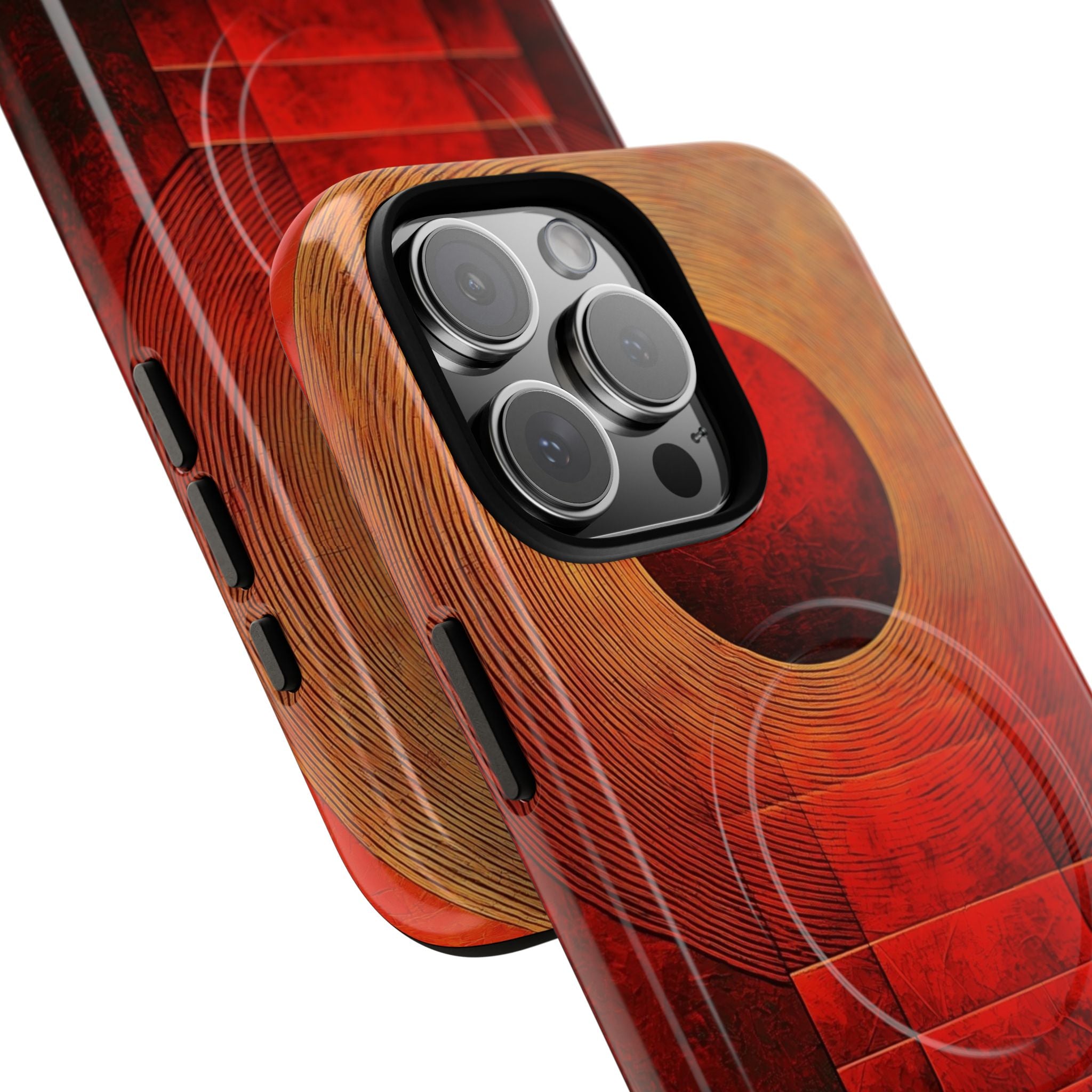 Crimson Orbit iPhone 16 Pro Max Case - Tough+