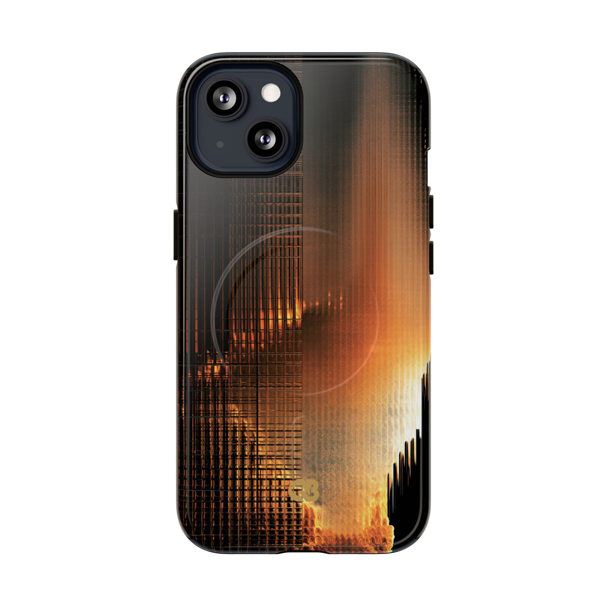 Luminous Grid · Tough 2.0 Magnetic Phone Case for iPhone · Black