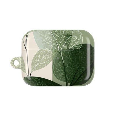 Layered Eucalyptus Study · Hard Case for AirPods & AirPods Pro · Green