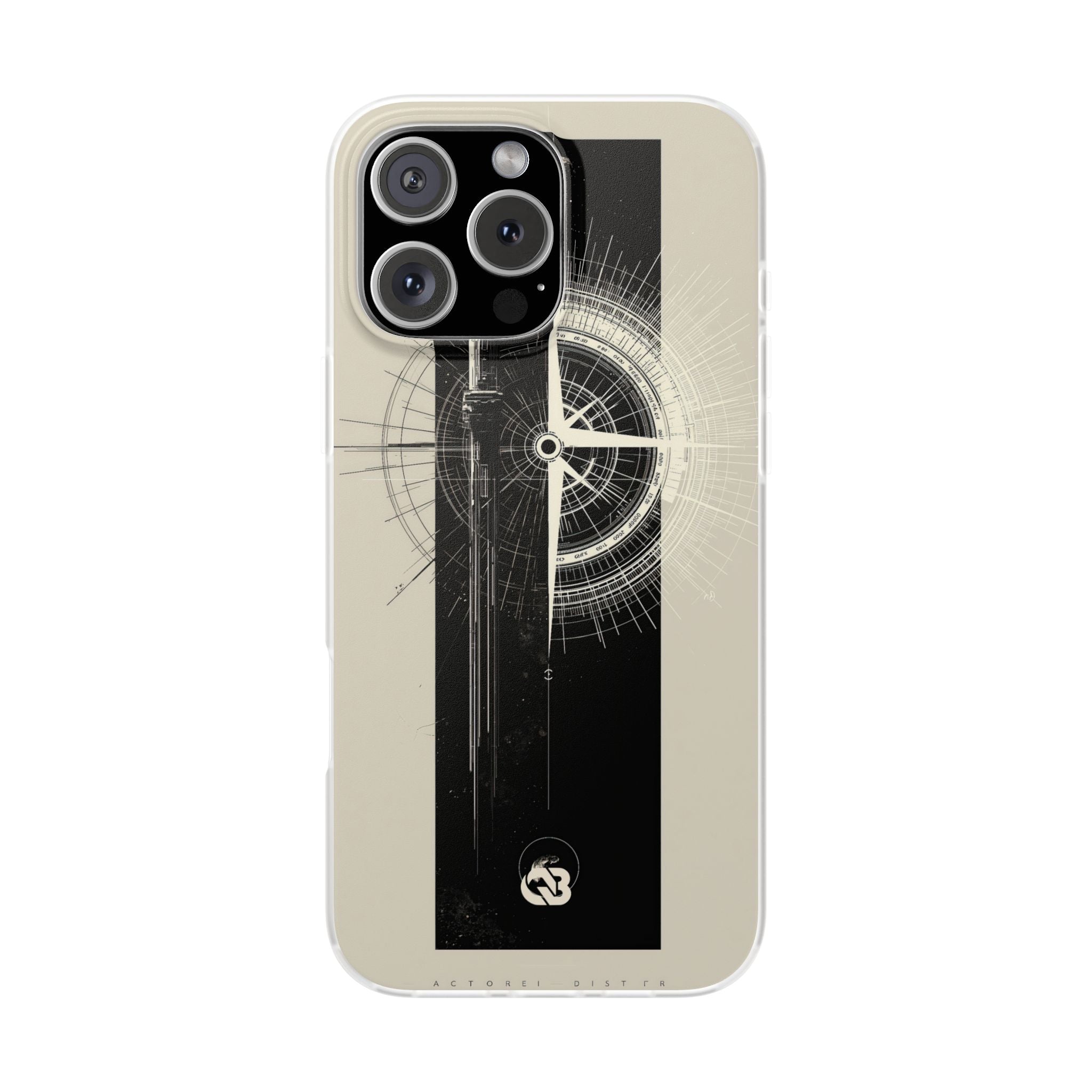 Beige Lite Phone Case for iPhone - Zenith Vector Spire