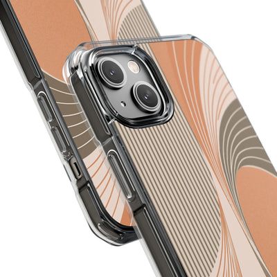 Orange Impact MagSafe Phone Case for iPhone - Desert Arc Horizon