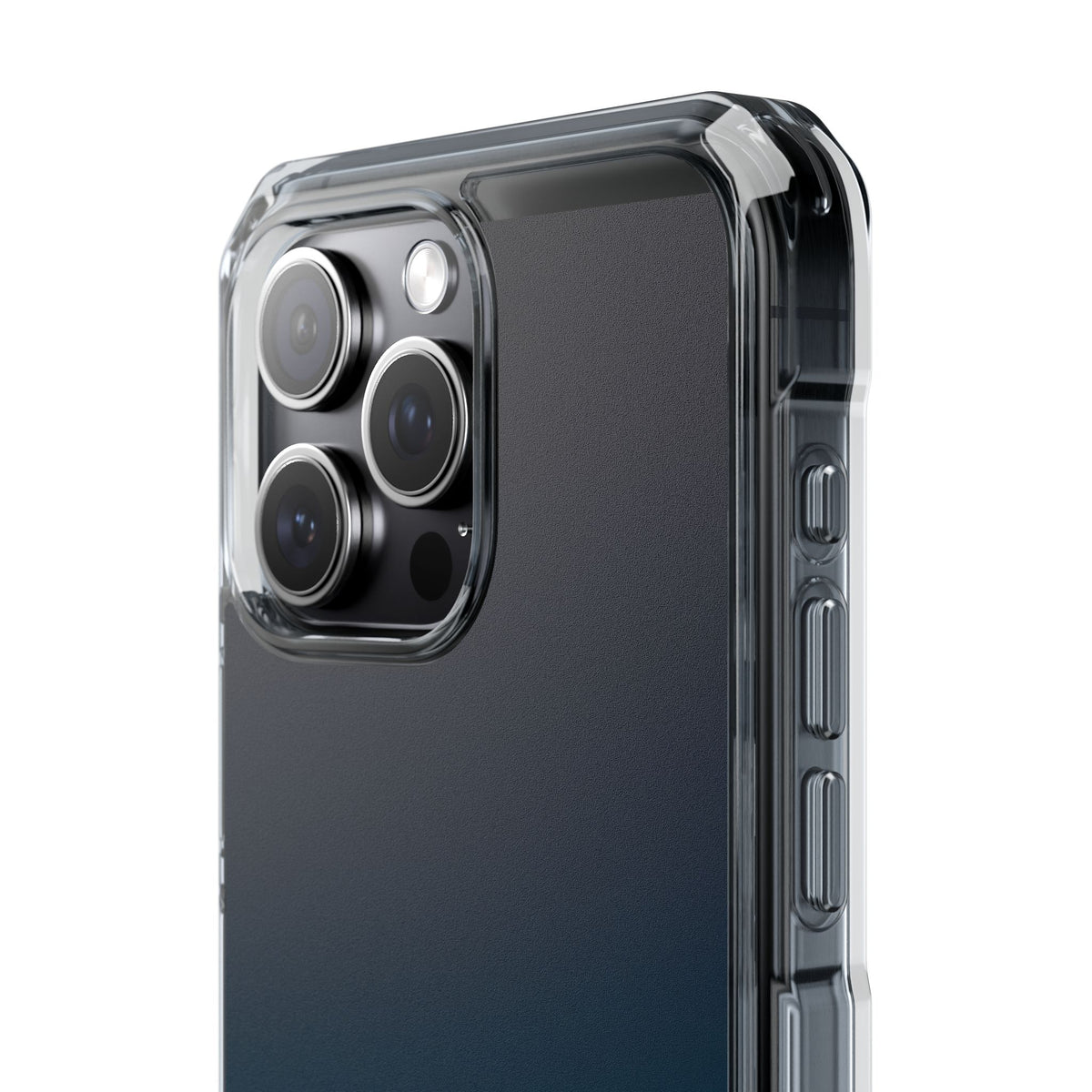 Abyssal Midnight · Clear Impact Magnetic Phone Case for iPhone · Blue