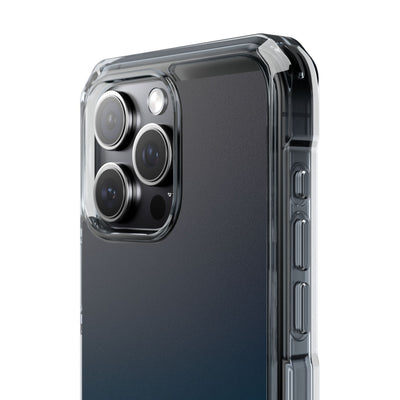 Abyssal Midnight · Clear Impact Magnetic Phone Case for iPhone · Blue