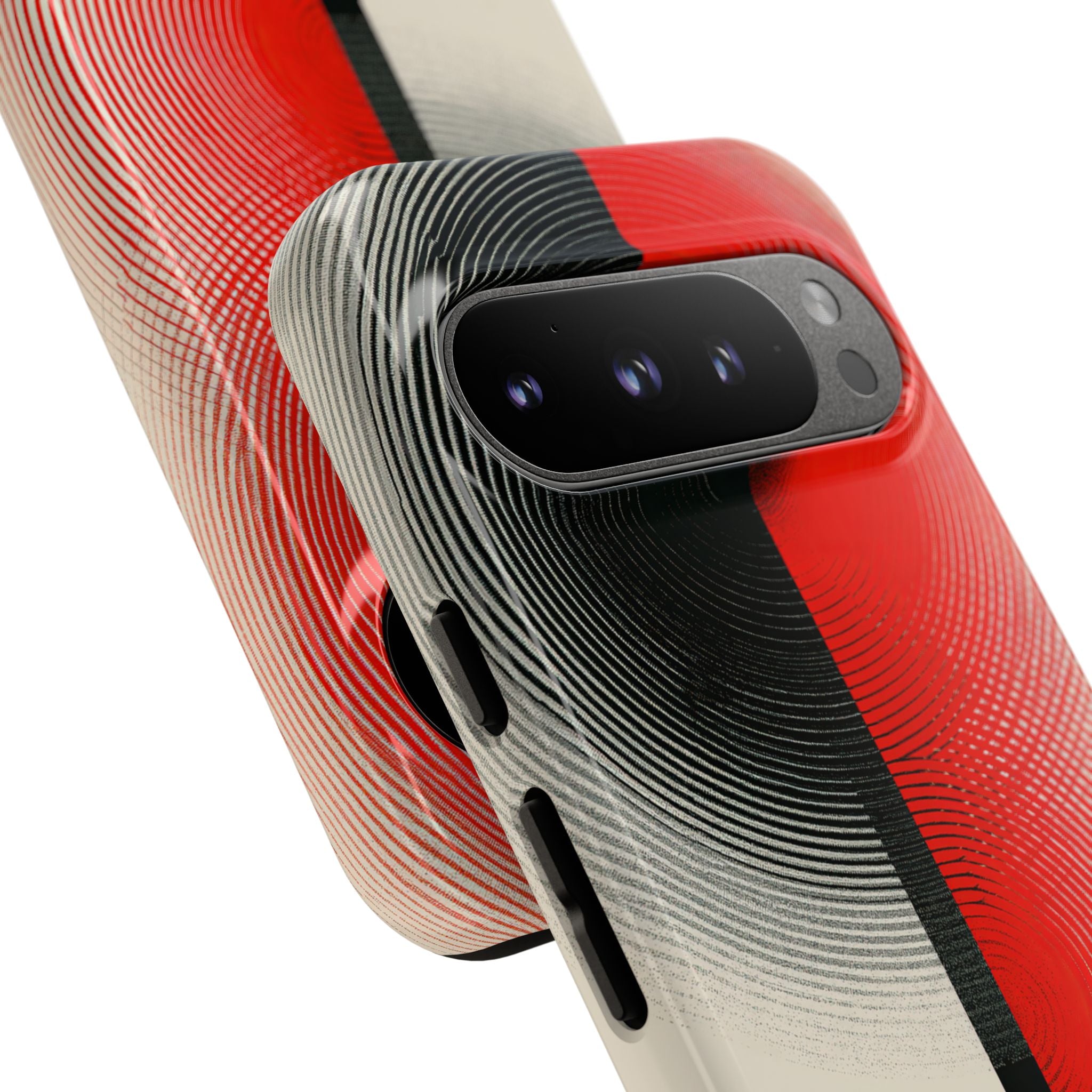 Red Tough Phone Case for Google Pixel - Split Signal Red