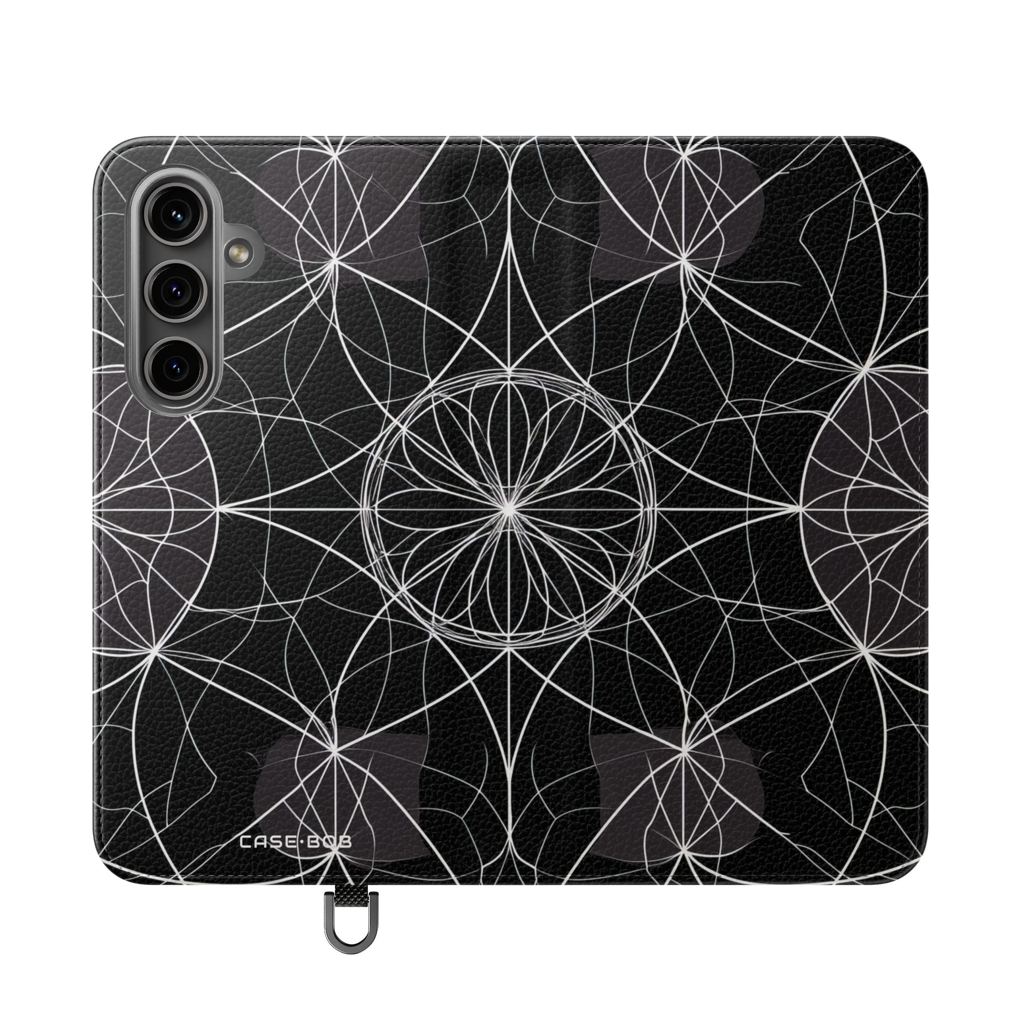 White Mandala Radiance - Samsung S24 Plus Case - Wallet