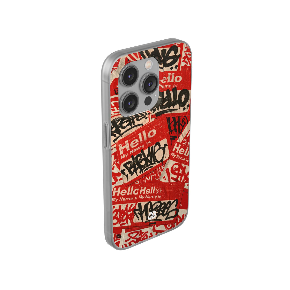 Slap Tag Collage · Lite Phone Case for iPhone ·  Red