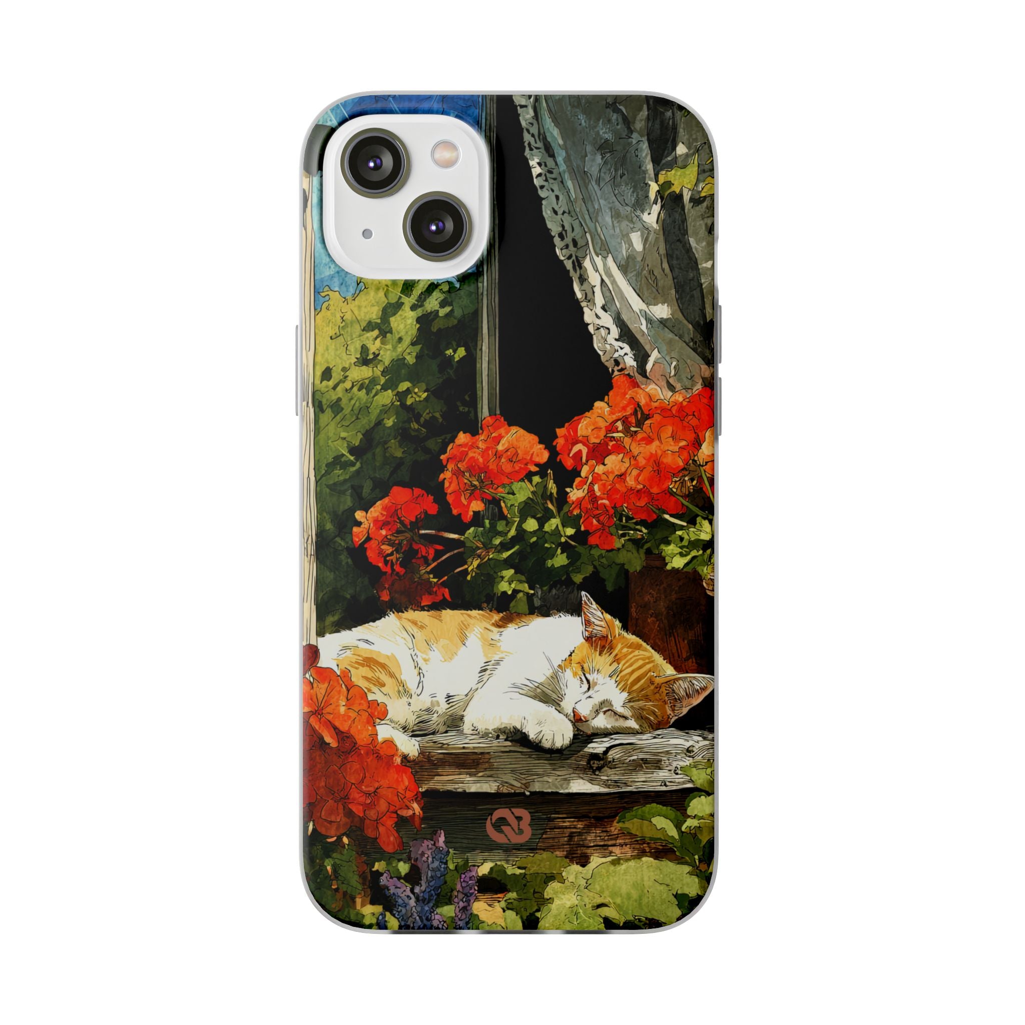 Sleeping Ginger Bloom · Soft Hoesje voor iPhone