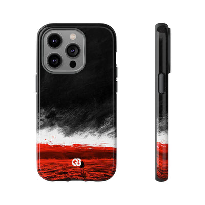 Crimson Horizon · Tough Phone Case for iPhone · Black