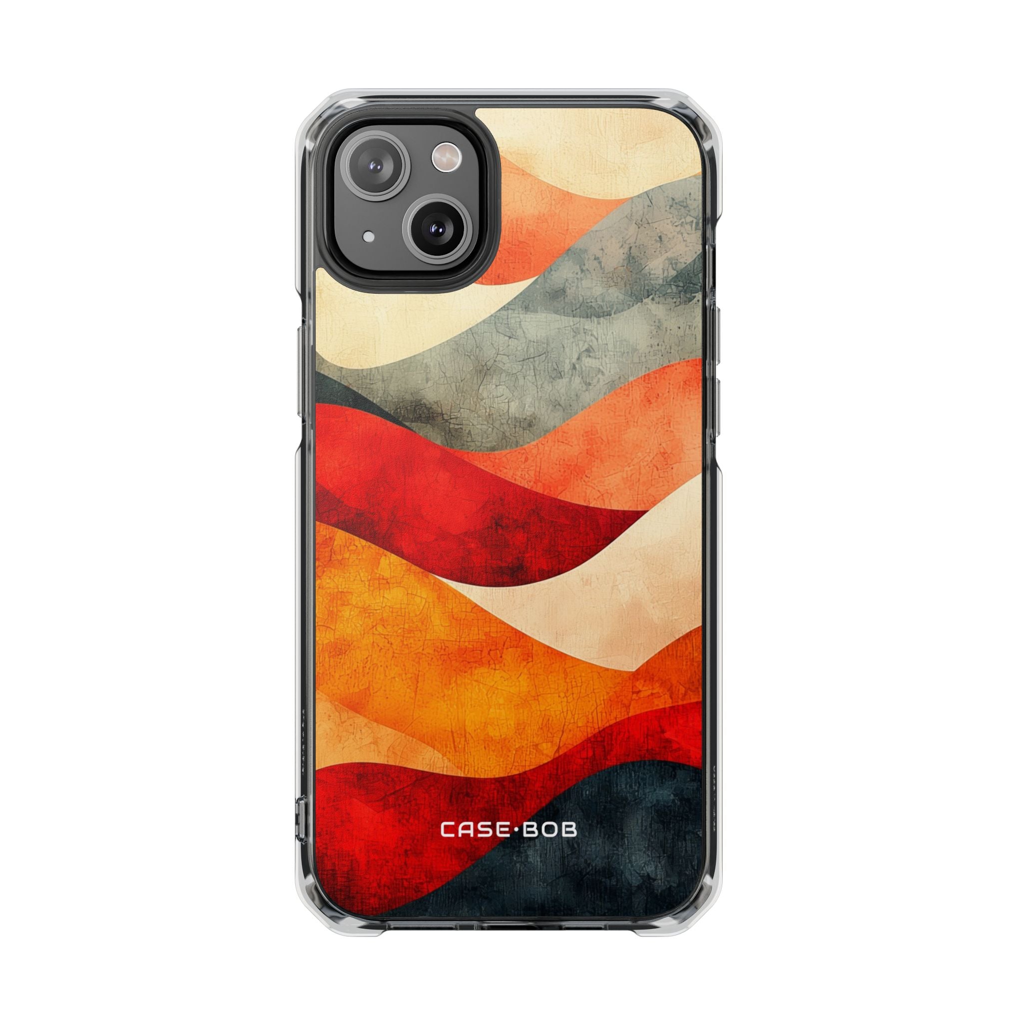 Cracked Wave Sunset iPhone 14 Plus Case - Impact