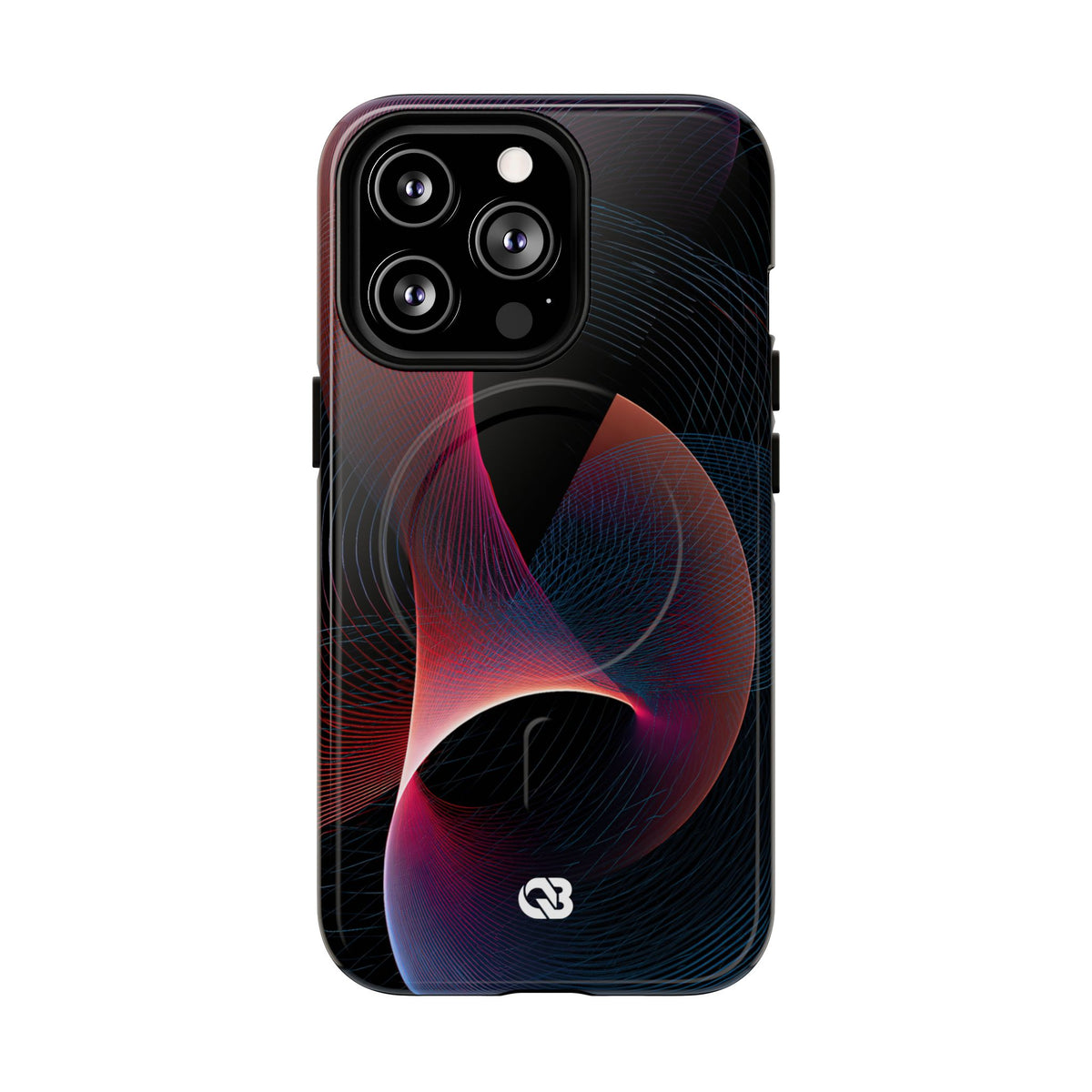 Chromatic Helix · Tough 2.0 Magnetic Phone Case for iPhone · Black