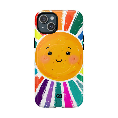 Vibrant Solar Smile · Tough+ Phone Case for iPhone · Magsafe