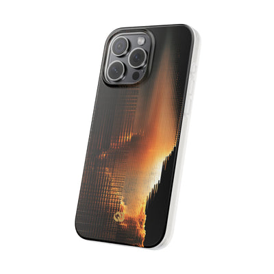 Luminous Grid · Lite Phone Case for iPhone ·  Black