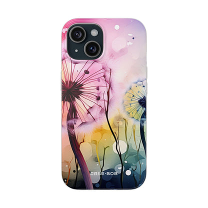Dandelion Glow iPhone 15 Case - Soft