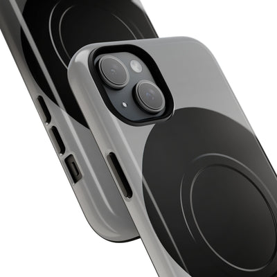 Grey Tough 2.0 Magsafe Phone Case for iPhone - Matte Onyx Sphere