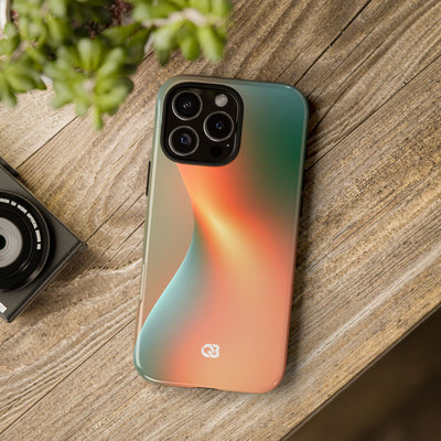 Radiant Contour · Tough Phone Case for iPhone · Orange
