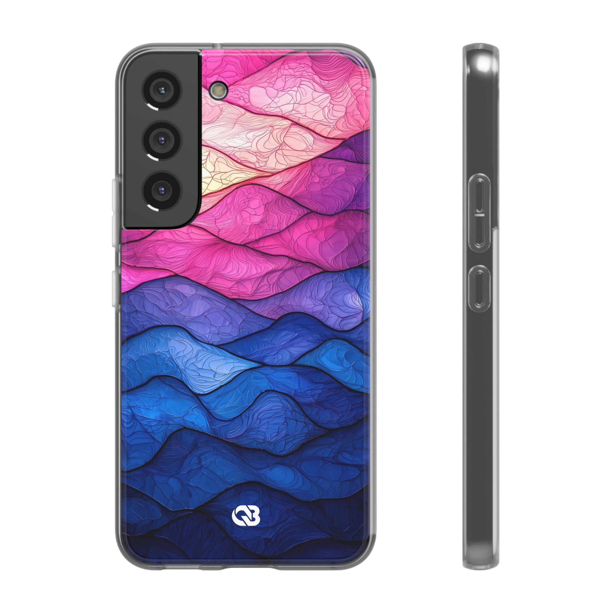Electric Ridge Flow · Soft Hoesje voor Samsung