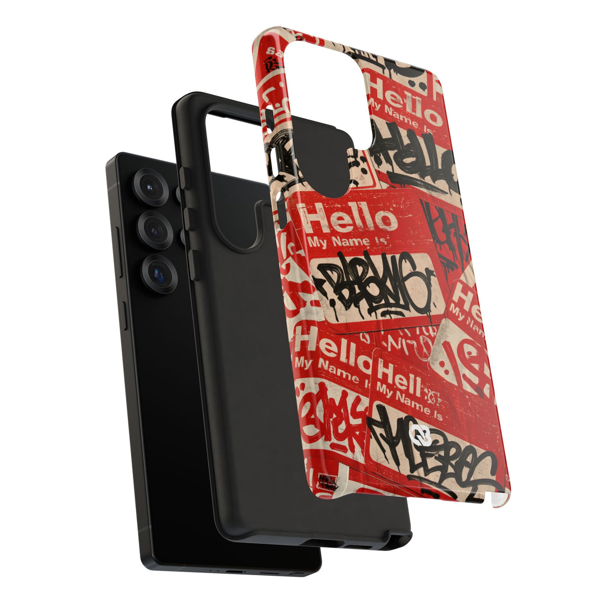 Slap Tag Collage · Tough Phone Case for Samsung · Red