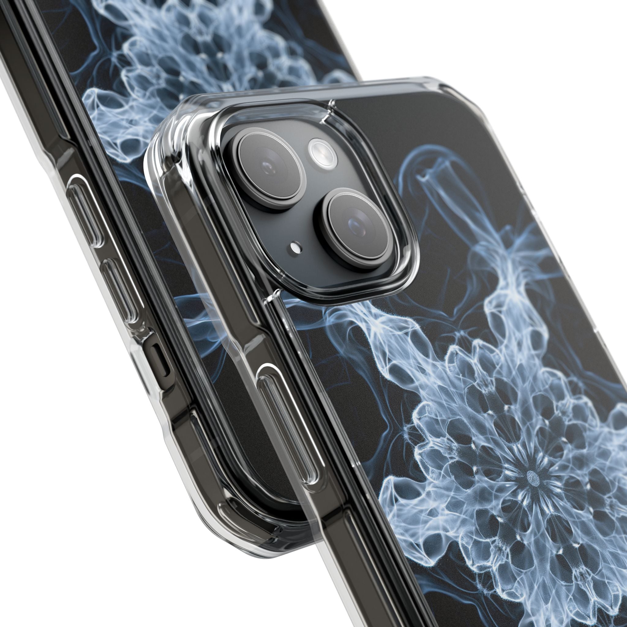 Blue Impact MagSafe Phone Case for iPhone - Glacial Smoke Crown