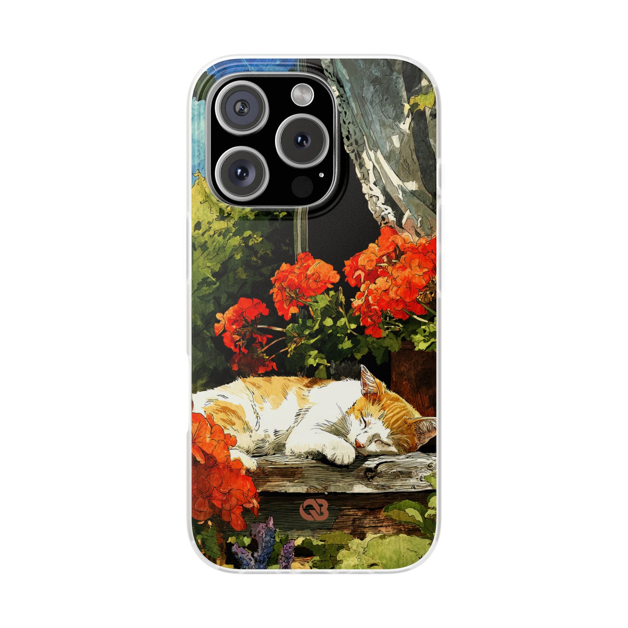 Sleeping Ginger Bloom · Soft Hoesje voor iPhone