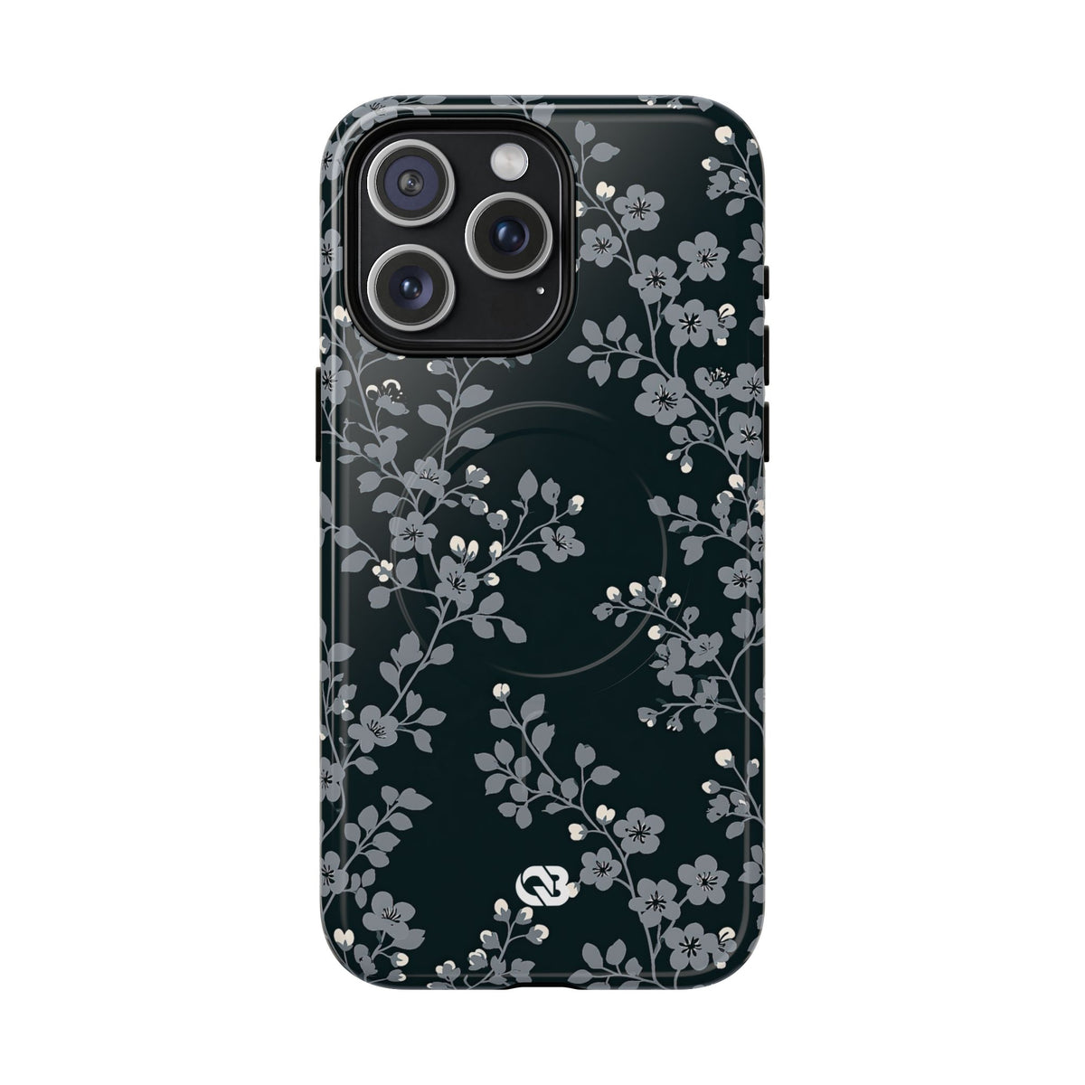Nocturne Blossom Branch · Tough 2.0 Magnetic Phone Case for iPhone · Black
