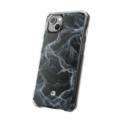 Arctic Gossamer · Clear Impact Magnetic Phone Case for iPhone · Black